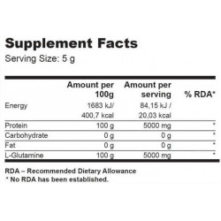 BIOTECH USA 100% L-Glutamine - 500 gr